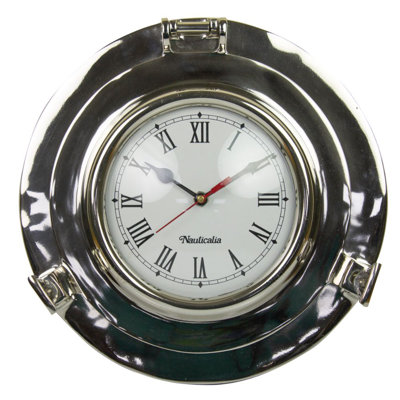 Alectra Roman Numeral Aluminum Tabletop Clock Black