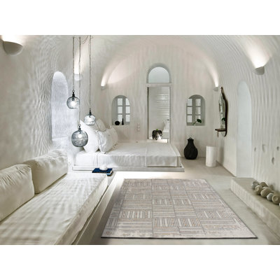 Tarcienne Rectangle Striped Area Rug