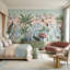 Papier peint oiseaux tropicaux de style jungle tropicale-59414321-59414319