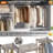 Nakada 19'' - 59" W Closet System with Drawers and Hanging Rods(cut To Fit)-1711639904