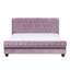 Mitzi Upholstered Velvet Sleigh Bed-32968114-32968116