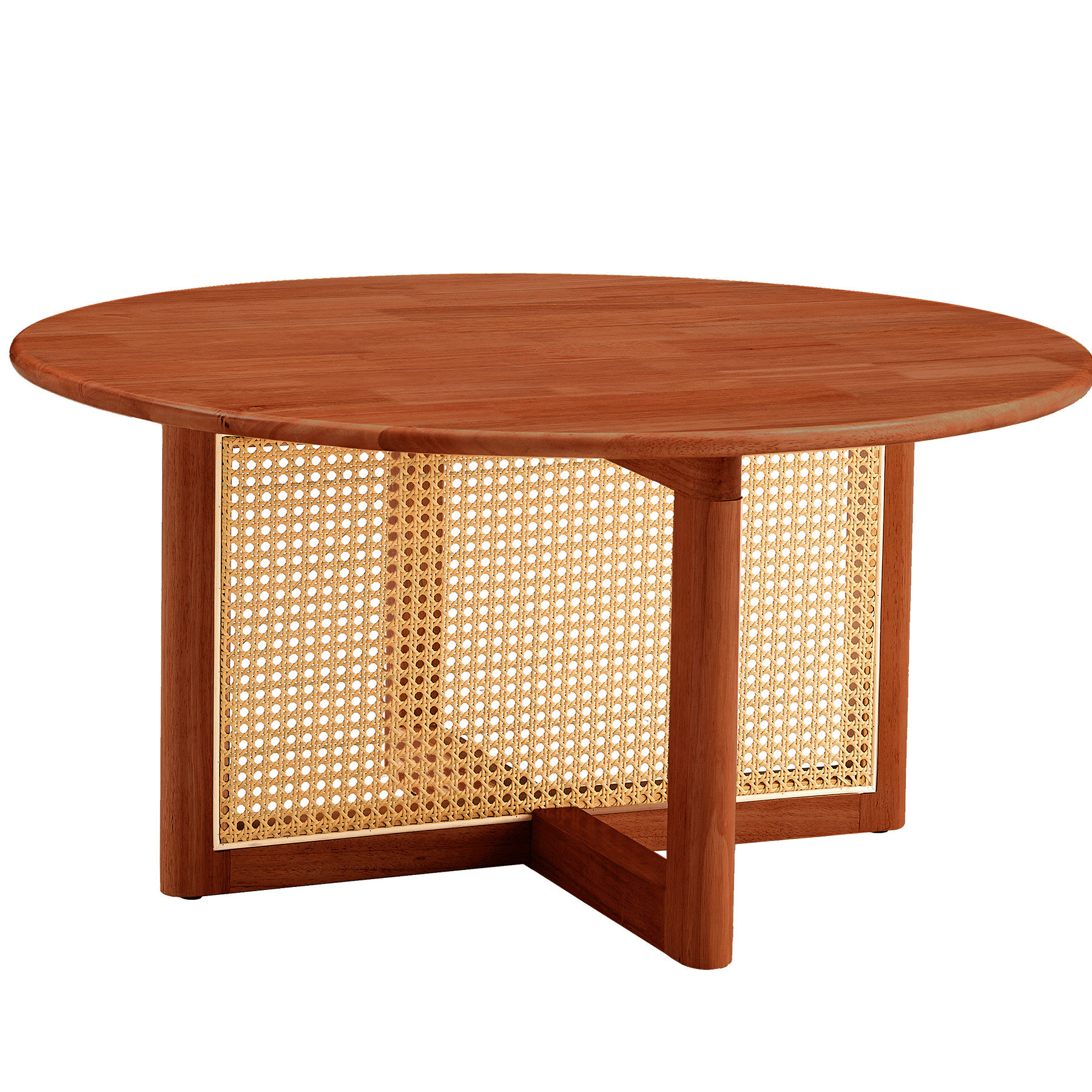 George Oliver Elegant Deep Red Coffee Table , 27.73 Lb, Blends Style ...