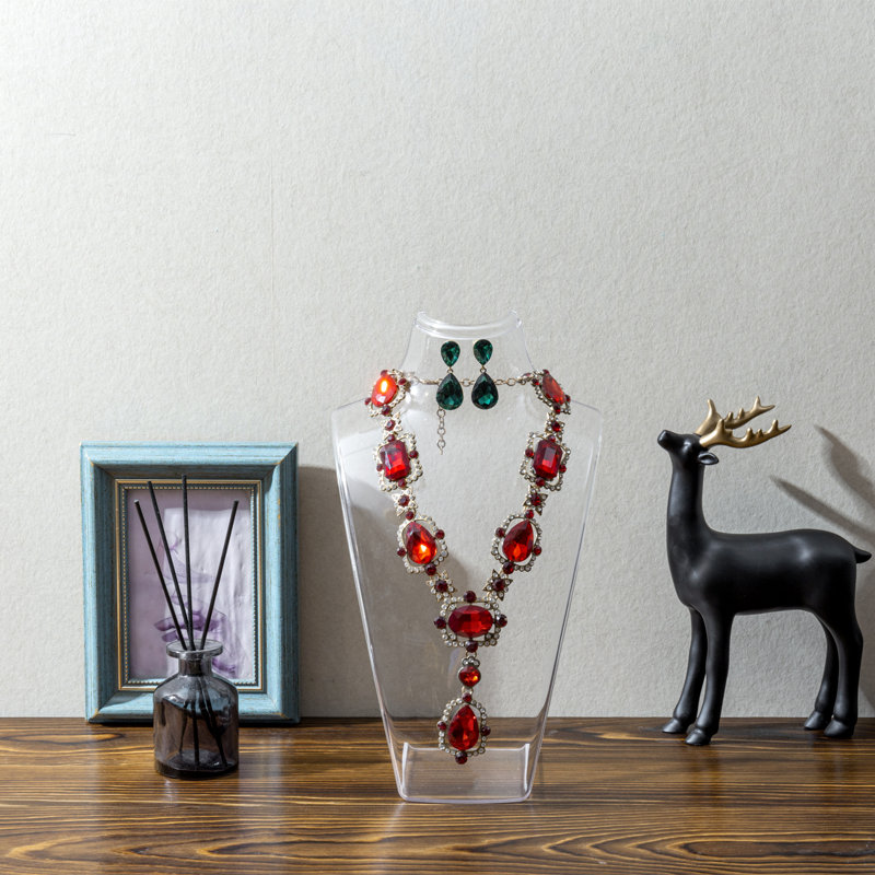 Acrylic Necklace Earring Jewellery Stand