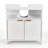 White Vanity Cabinet With 2-Doors And 1-Shelf Without Top