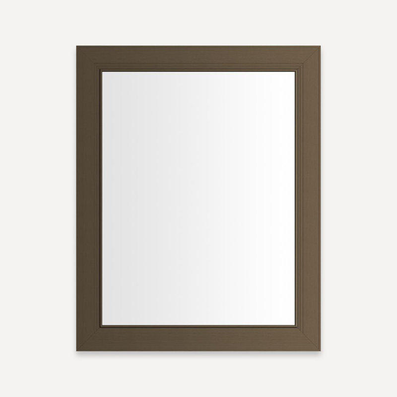 Main Line Vanity Mirror, Brushed Bronze, 30'' x 24''