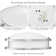 Daphne Double  rings Dimmable 10" LED Flush Mount Ceiling light