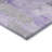 3' X 5' Lavender And Ivory Abstract Washable Indoor Outdoor Area Rug