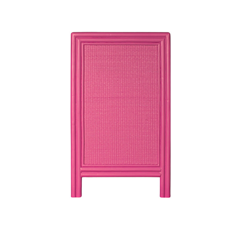 Aruba 4 - Drawer Nightstand, Hot Pink