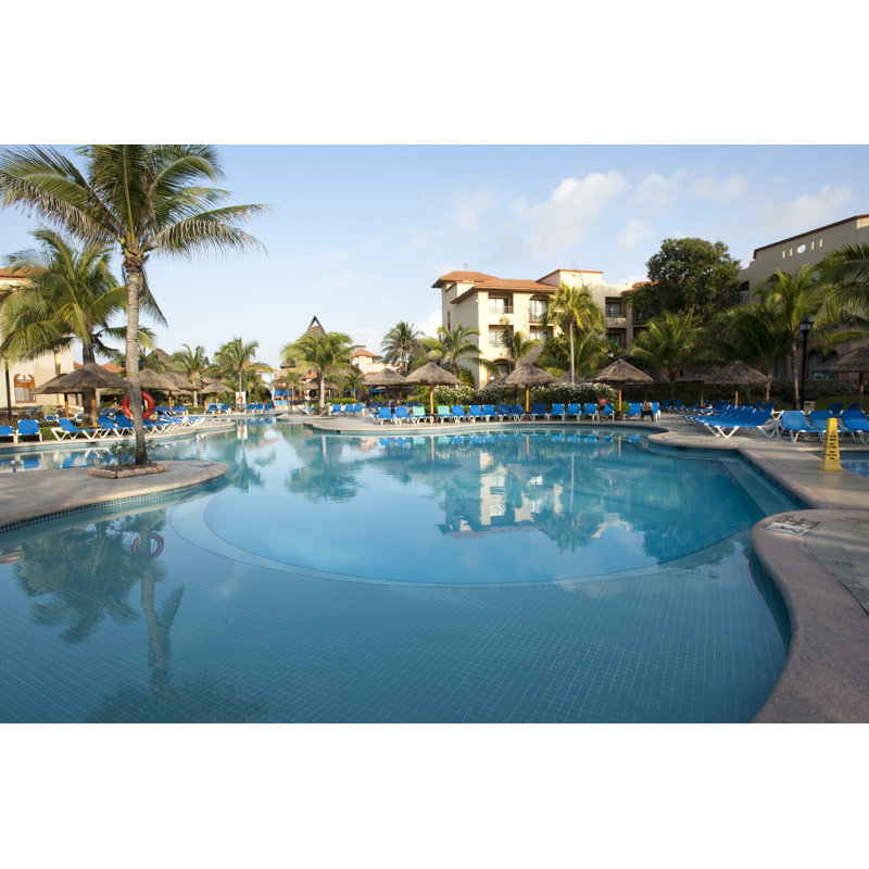 Beautiful Resort Pool - Wrapped Canvas Print, 30cm H x 46cm W x 3.8cm D