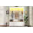 Elegant APP Controlled LED Light Hall Tree With 9 Hooks, Roman Column Design, And 3 Large Cabinets For Entryway Organization-849502957