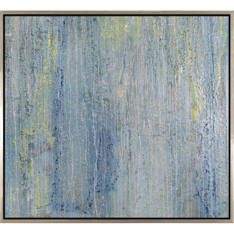 Rain Painting, 60" H x 66" W x 2.25" D