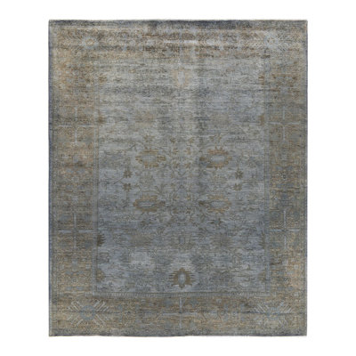 Daisuke One-of-a-Kind 8' 3" X 10' 2" New Age Wool Area Rug Gray