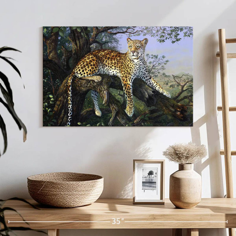 Brampt Leopard's Domain, 16" H x 24" W