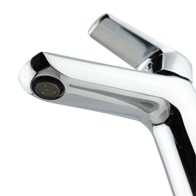 Single-Hole Single-handle Bathroom Faucet, Chrome