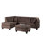 Upholstered L-Shaped Sectional Reversible-24748818
