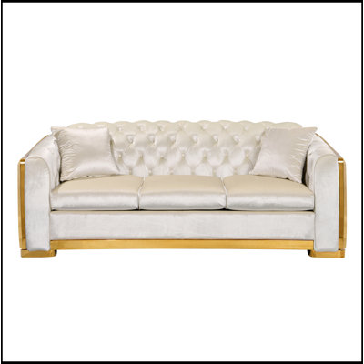 Ensemble de canapé Chesterfield Velvet Luxury