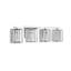 Éclairage pour meuble-lavabo à DEL classique en métal / verre Caydie Prism-2072607479
