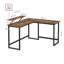 Evelin L-Shaped Metal Base Writing Desk-13902480