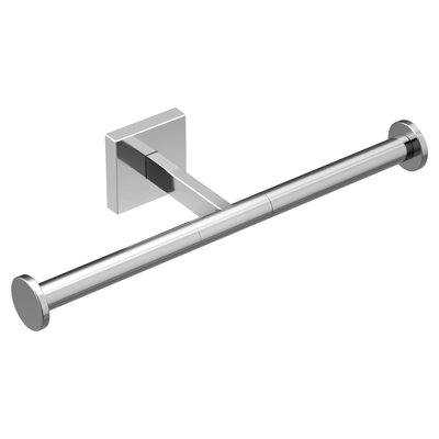 Triva Double-Post Wall Mount Toilet Paper Holder
