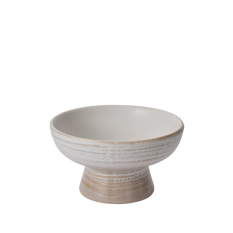 Bol à pied Lorca, H 6,75 po x l 12,25 po x P 12,25 po