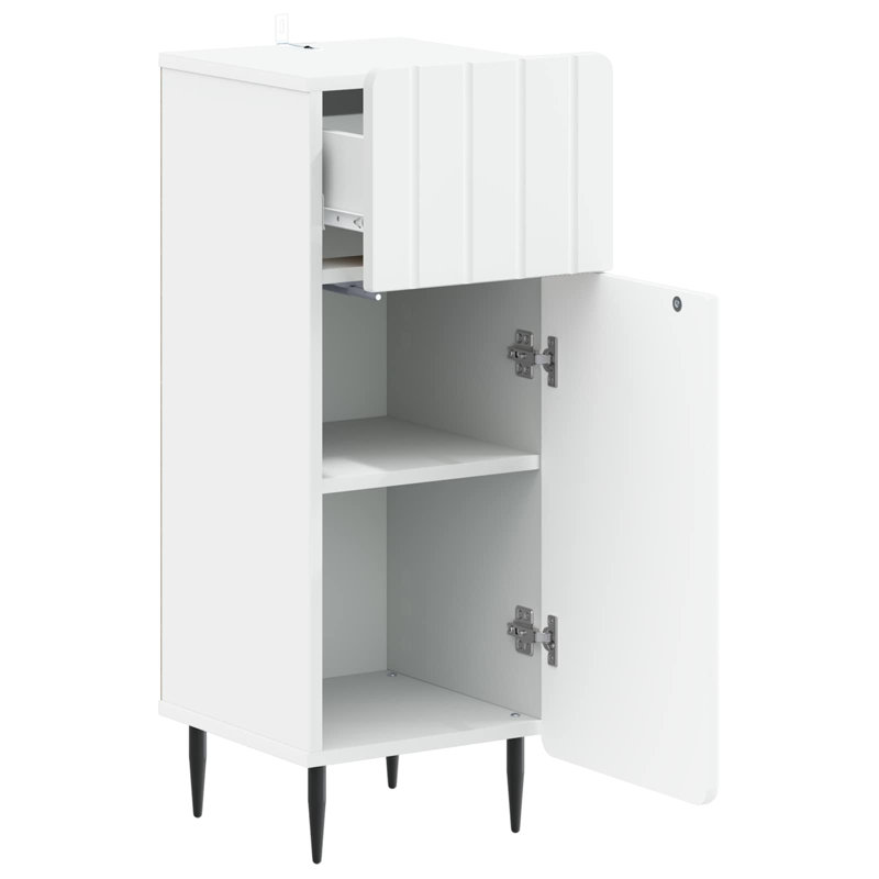 Bathroom Storage, White