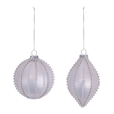 Glass Ball Ornaments (Set of 6)