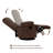 Breasha 39.7" Wide Manual Upholstered Swivel Rocker Recliner-71494677