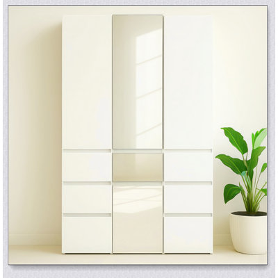 Armoire modulaire en bois avec tiroirs Elise