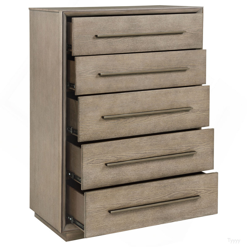 Commode de chambre 5 tiroirs Prescott