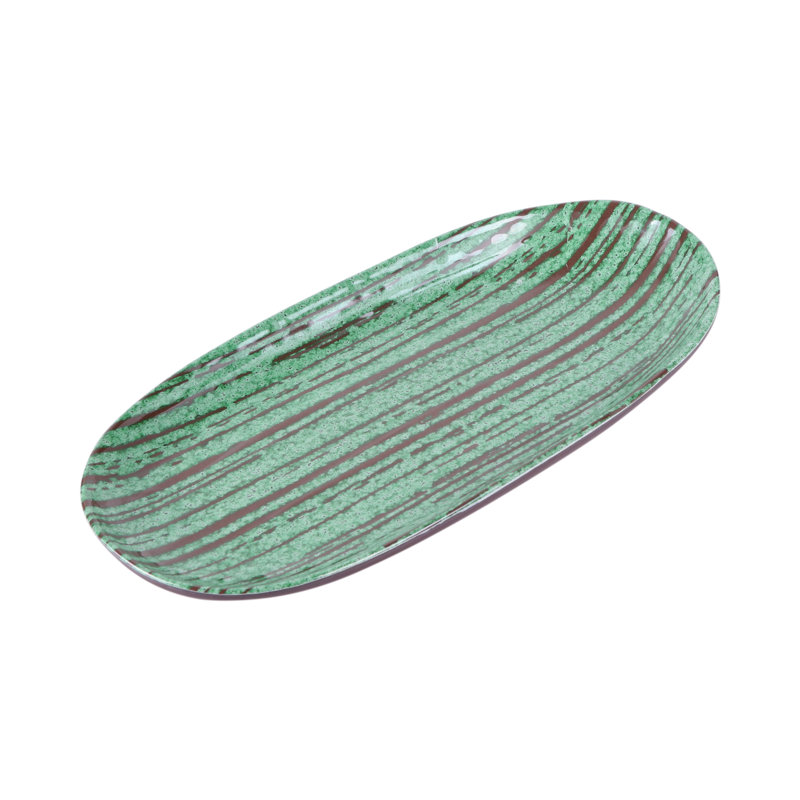 Assiette plate Stardust, Vert