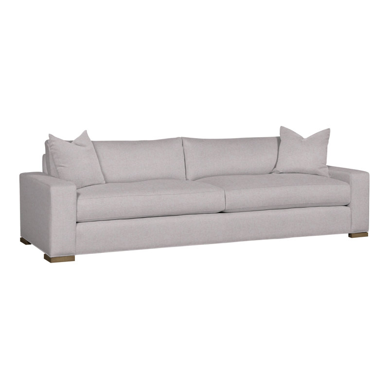 Paxton 109" Two Seat Extended Sofa, Nadia Linen, Hampton