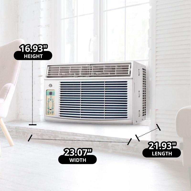 HomePointe 14500 BTU Window Air Conditioner with Remote Included
