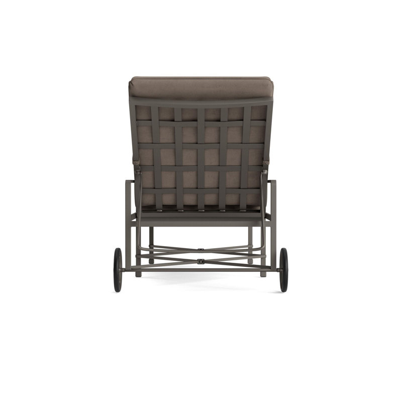 Venetian Outdoor Chaise Lounge, Fusion Natural, Mica