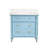 35'' H x 36" W Single Bathroom Vanity With Stain-resistant Carrera White Quartz Top and Single Sink-1706116430