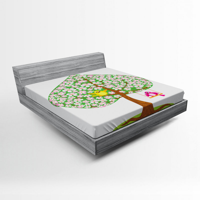 Drap-housse pour fleurs/fleurs animales, Drap-housse de taille double