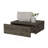 Vienna Floating Nightstand, Sleek Wall-Mounted Design With Spacious Drawer Storage-1658153637