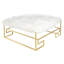 Athens 45'' Wide Square Geometric Standard Ottoman
