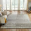 Nomad Haven Wool Hand Knotted Area Rug in Slate Sand-1581496751