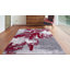 Tapis abstrait rouge-836433983