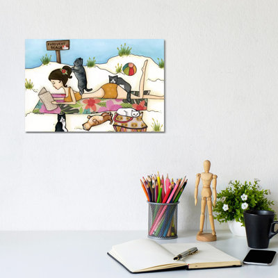 Pussycat Beach by Jamie Morath - Wrapped Canvas Gallery-Wrapped Canvas Giclée