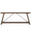 Console industrielle extra longue avec tablettes de rangement pour le vestibule et le couloir du salon-1748590602