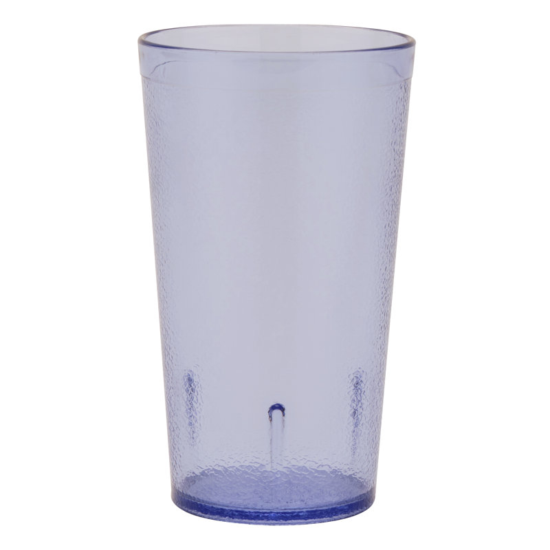 GET Gobelets de restaurant en plastique robustes, Bleu, Verre à vin