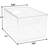 Sorbus Large Clear Plastic Kitchen, Fridge, and Pantry Storage Bins with Handles 3 Pack