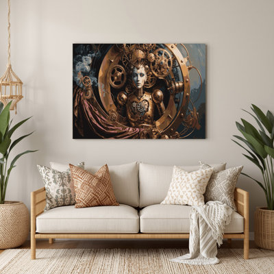 Art mural en métal Sci Fi