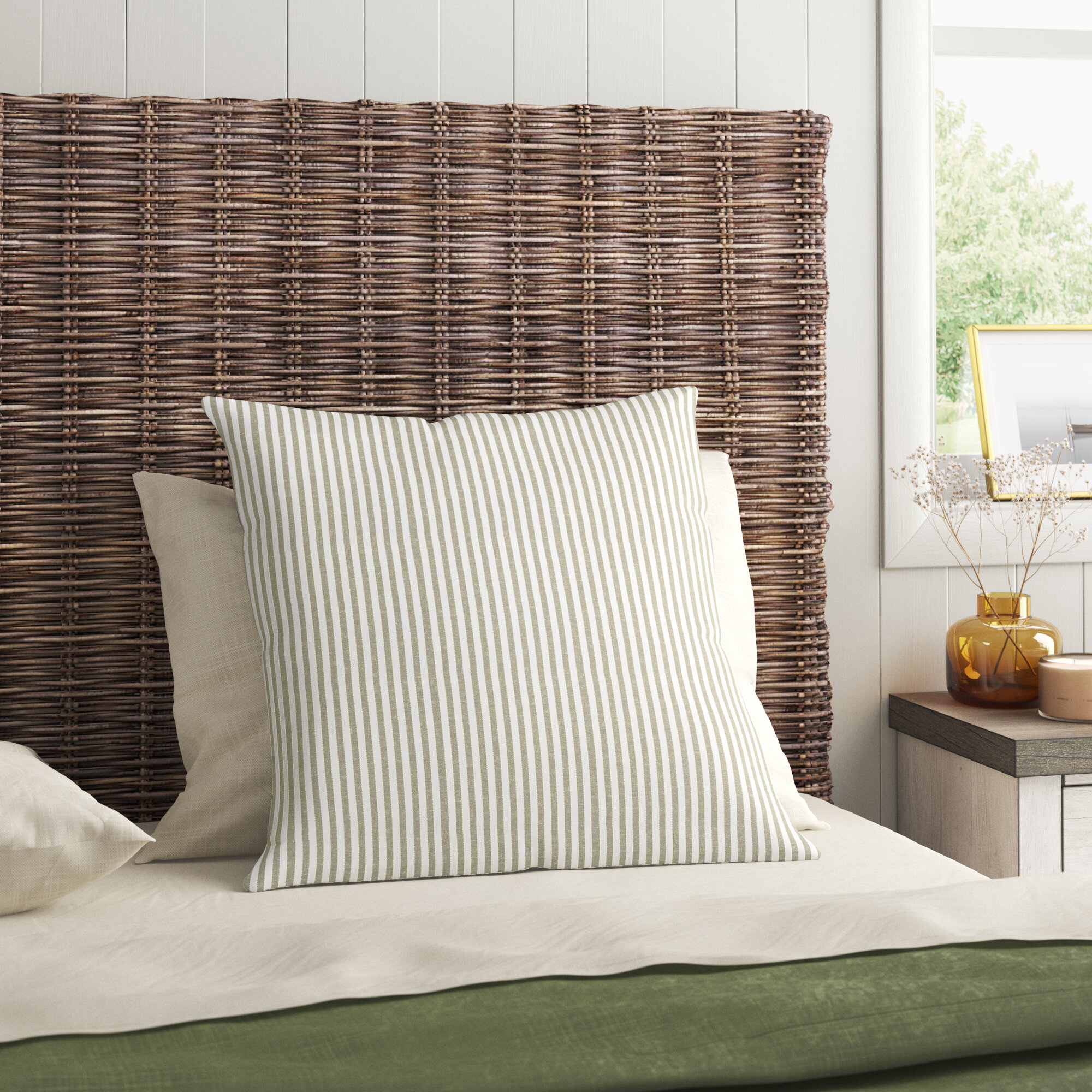 Sandy Point Striped Lumbar Pillow