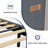 Bed Frame With Headboard, Upholstered Bed Frame With Wood Slats, Sturdy Support Feet, No Box Spring Needed-165975670-165975664