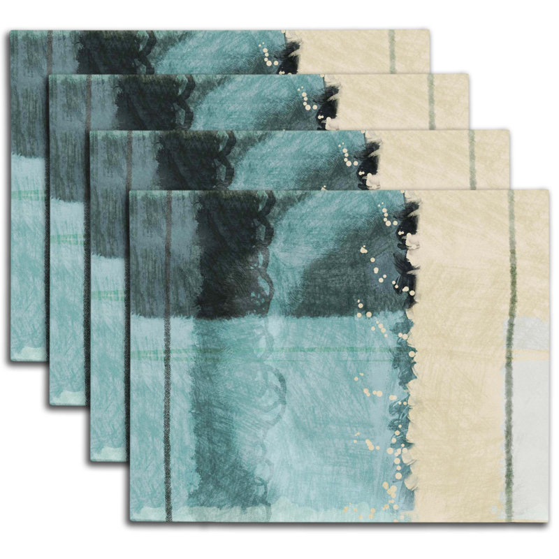 Napperon abstrait en polyester
