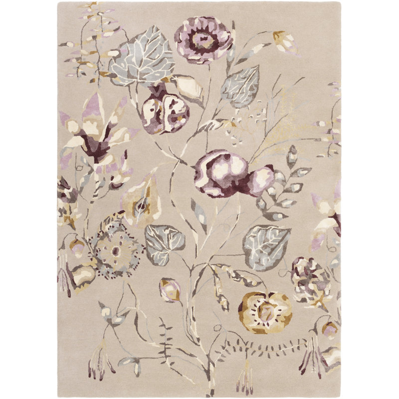 Floral Indoor Rug, Rectangle 2' x 3'