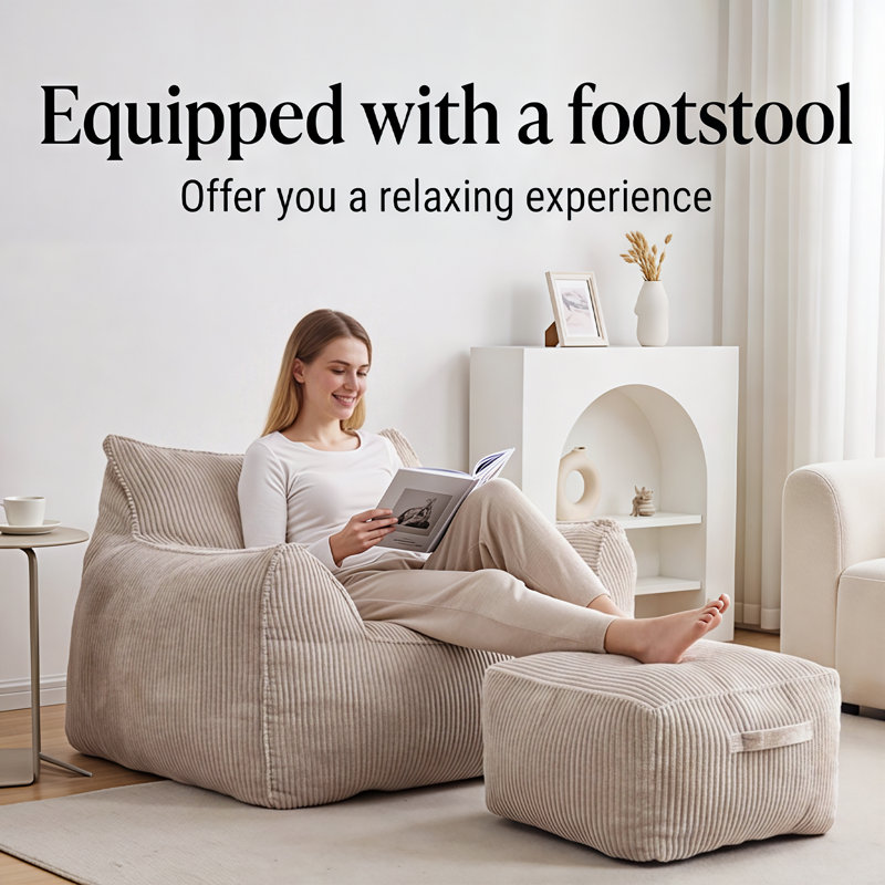 Corduroy Bean Bag Set