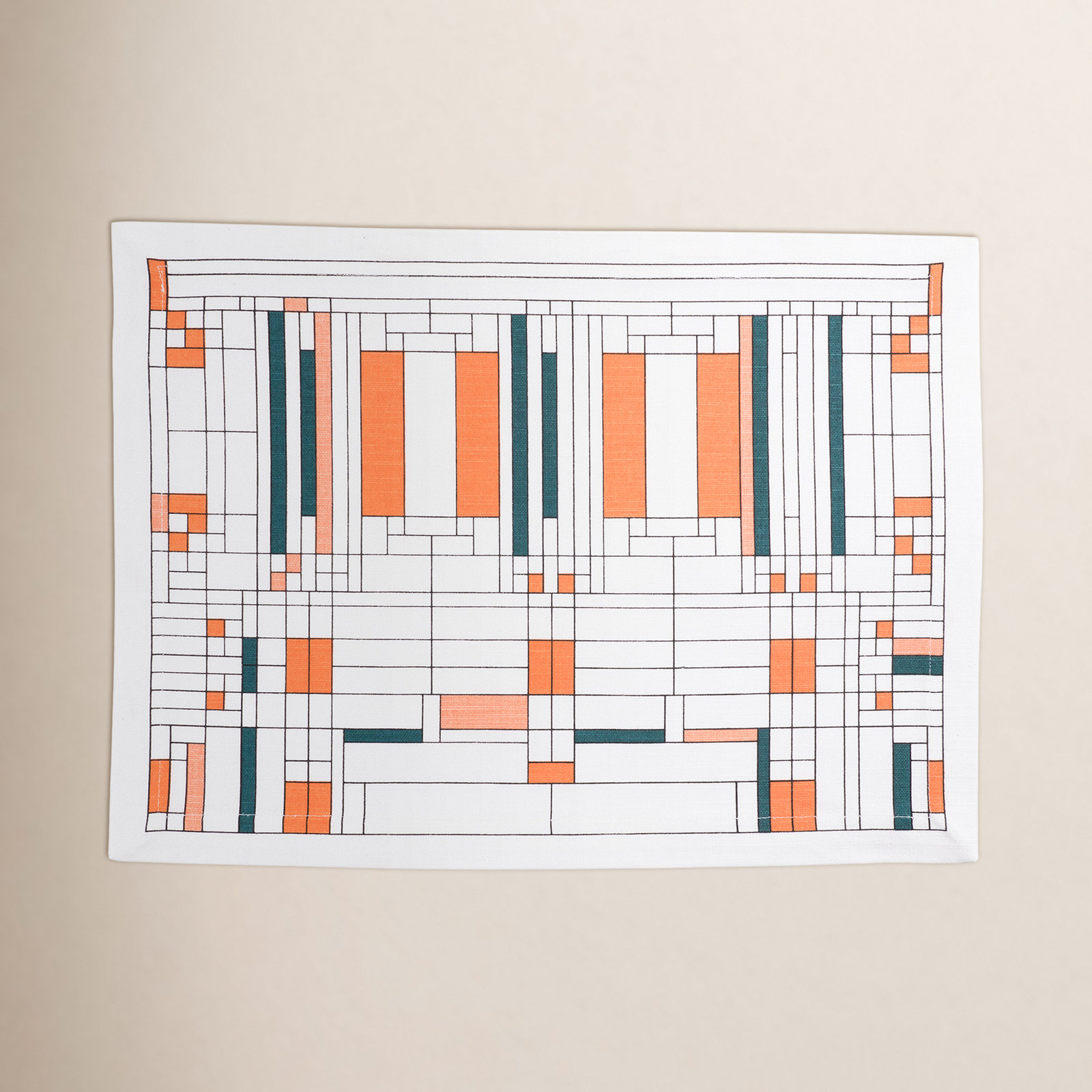 Oak Park Printed 17" Cotton Placemat